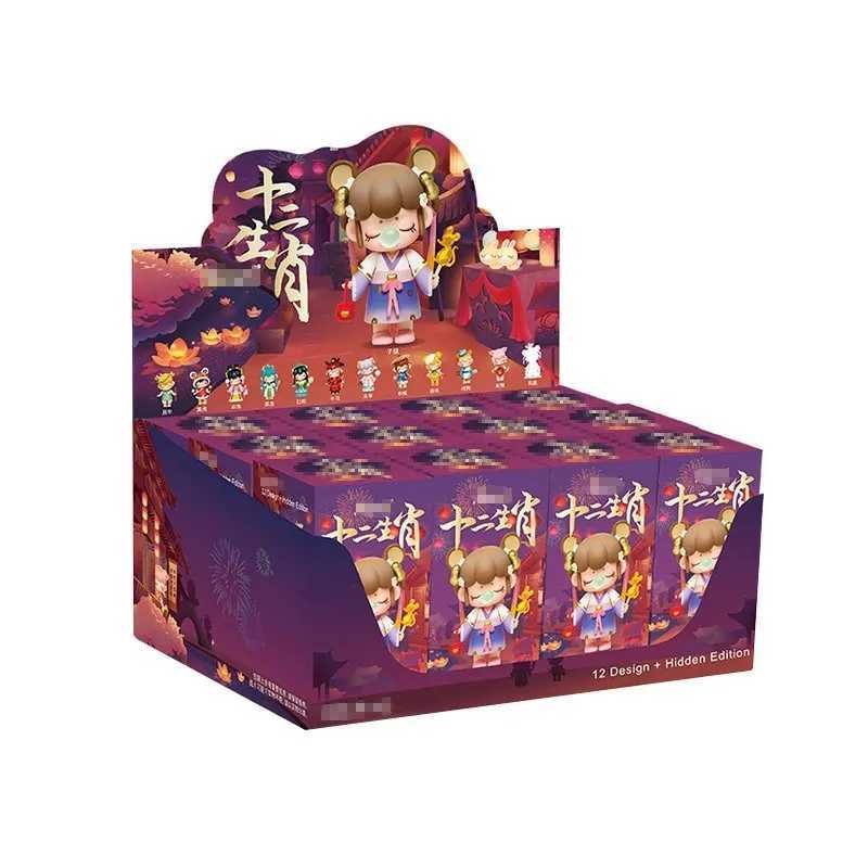 Genuine Rolifeed Nanci Chinese Zodiac Series Blind Box Figures Cute Model Doll Desktop Decoration Children Toy Gift CollectibleT250224