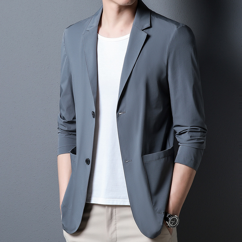 L223Sophisticated Men's Business Attire - Stylish Slim Fit Suits for Weddings & Banquets