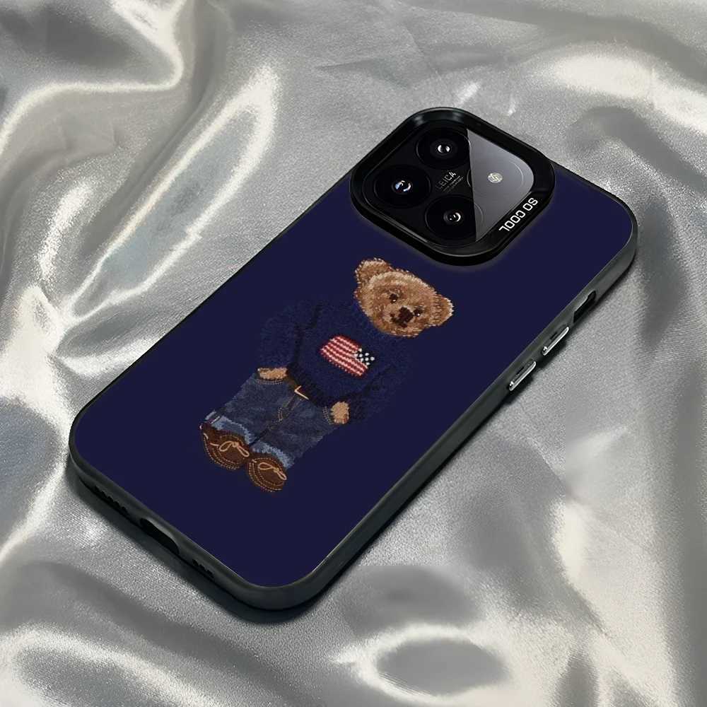 Epc P-Polo B-Bears Phone Case IMD Phone Case For IPhone 16 15 14 13 12 11 Pro Max Plus Color Silver Cover X250224