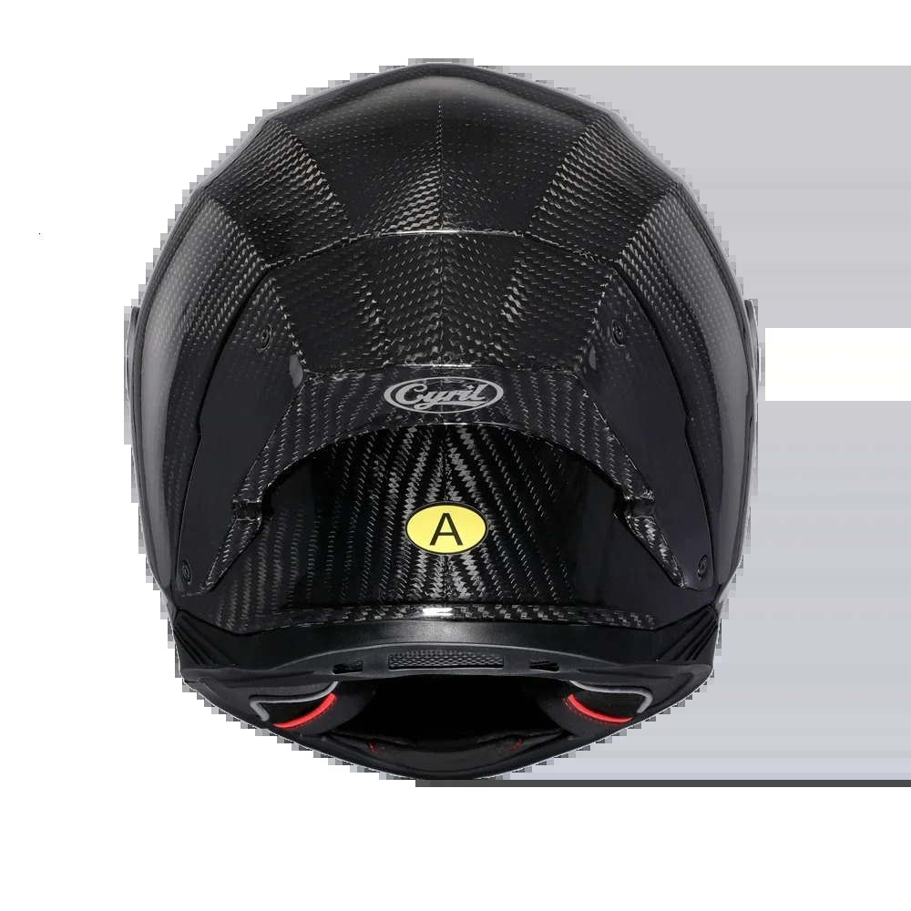 Unisex Lightweight Carbon Fiber Full Face Motorcycle Street Bike Helmets Racing Helmet DOT ECE Approved CYRIL Casque Moto 250222
