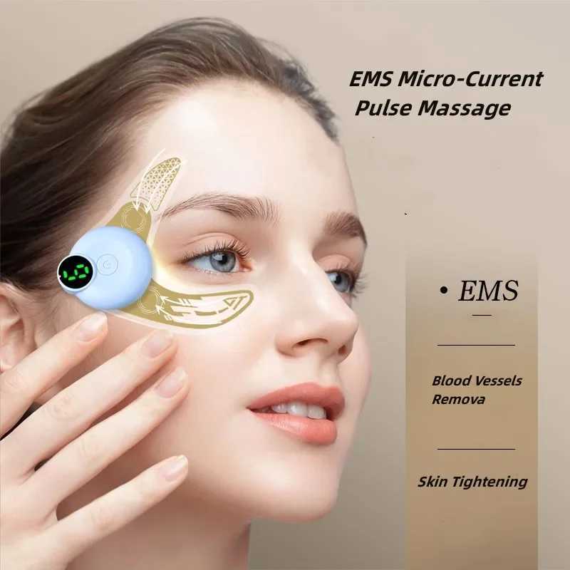 EMS Eye Mask Patch Face Eye Massager Muscle Stimulator Facial Massagers Beauty Eyes Lifting Fatigue Relief eye bags dark circlesXJ250224