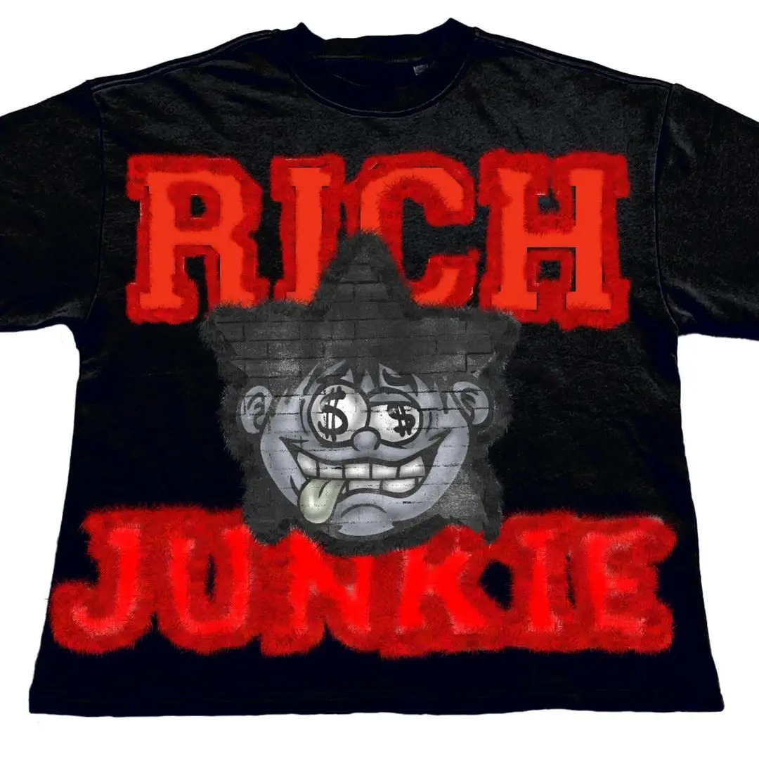 American Gothic Dark Y2K English Graffiti Print Tshirt Mens Summer Street Trend Harajuku HipHop Short Sleeve Graphic T Shirts 250222