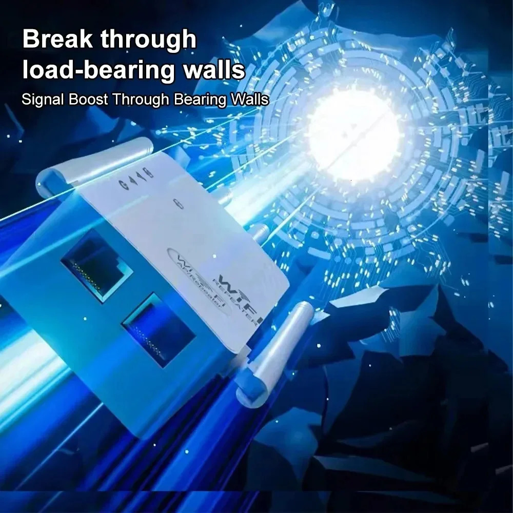1200Ms Wireless WiFi Repeater 24G 5G Dual Band Router Signal Extender Long Range Amplifier WIFI Booster 250213