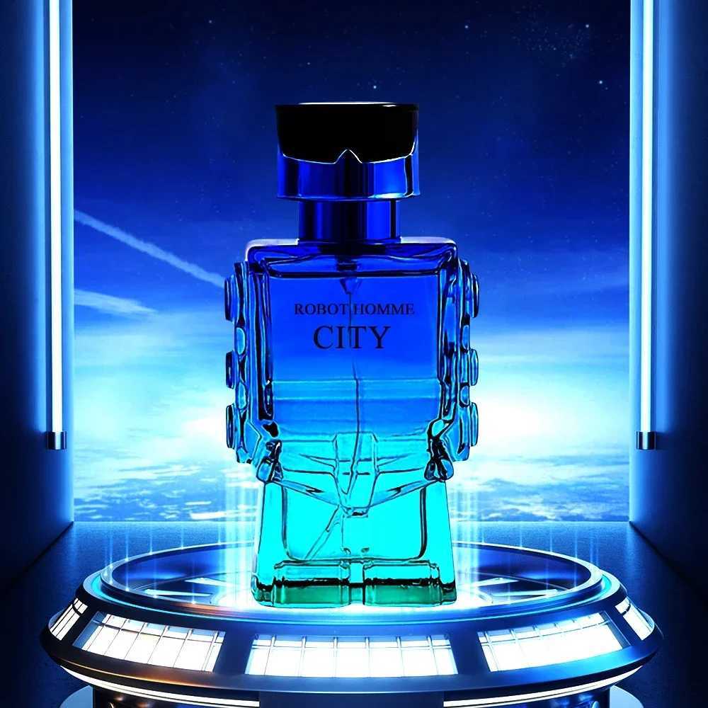 30ML .0FL. OZ Robot Perfume for Men Eau de Toilette Spray Fruity Cyprus Notes Fresh and Long Lasting Mens Perfumes W250224