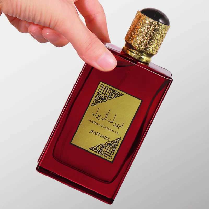 New Womens Arabic Perfume Lasting Floral Fruity Fragrance Brand Red 00ml Perfume Elegant Lady Date Body Spray Jasmine Perfume W250224