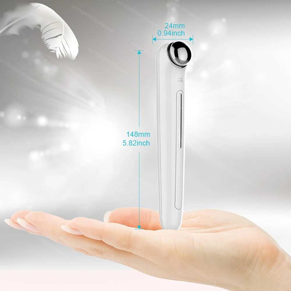 Eyes Lip Massage Stick Thermal Vibration Eye Beauty Pen Eye Cream Introduction Anti wrinkles Eye Bags Remover Eye MassageXJ250224