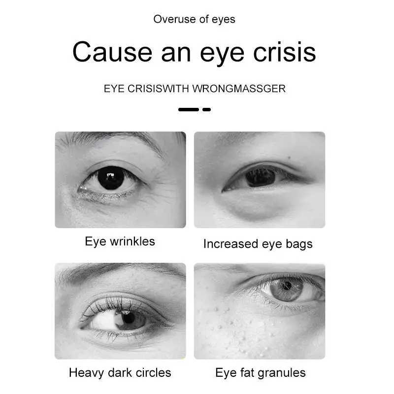 EMS Electric Undey Eye Massager for Women Home Use Beauty Product with Red Light Therapy for Eye MassageXJ250224