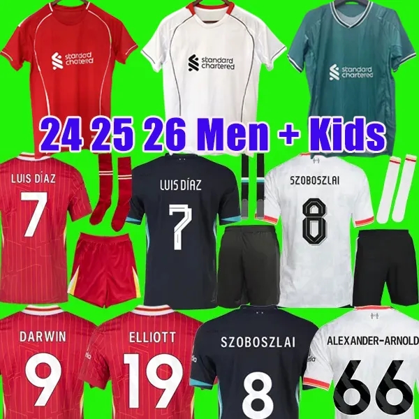 3XL 4XL 24 25 26 MAC ALLISTER soccer jerseys GAKPO DARWIN 2024 2025 GRAVENBERCH Luis DIaz football kit shirts men kids A.BECKER goalkeeper