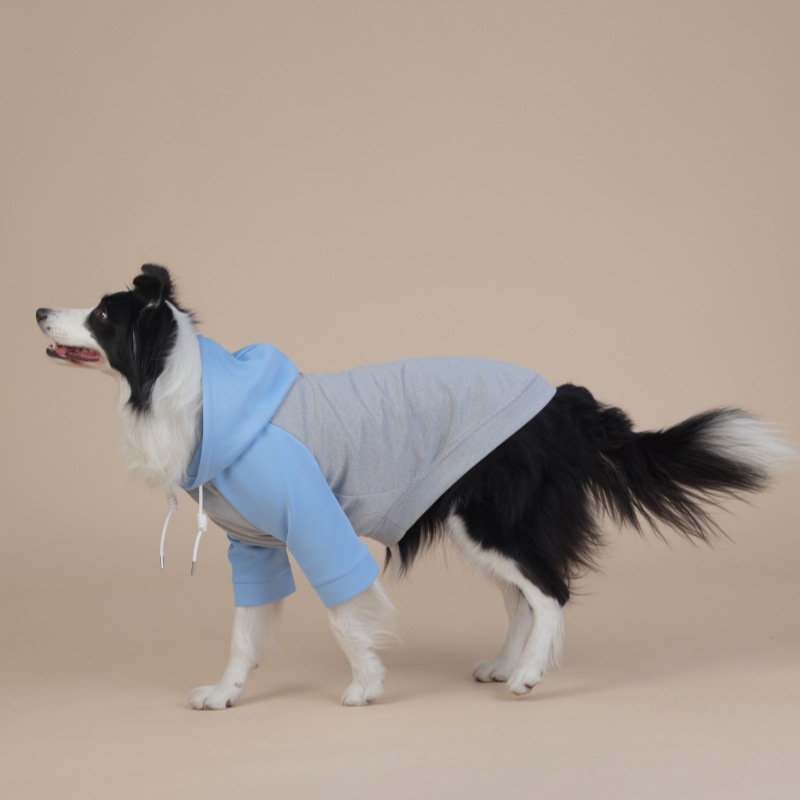 Dog Hooded Sweatshirt for Medium/Large Breeds - All-Season Comfort, Simple & Stylish Design