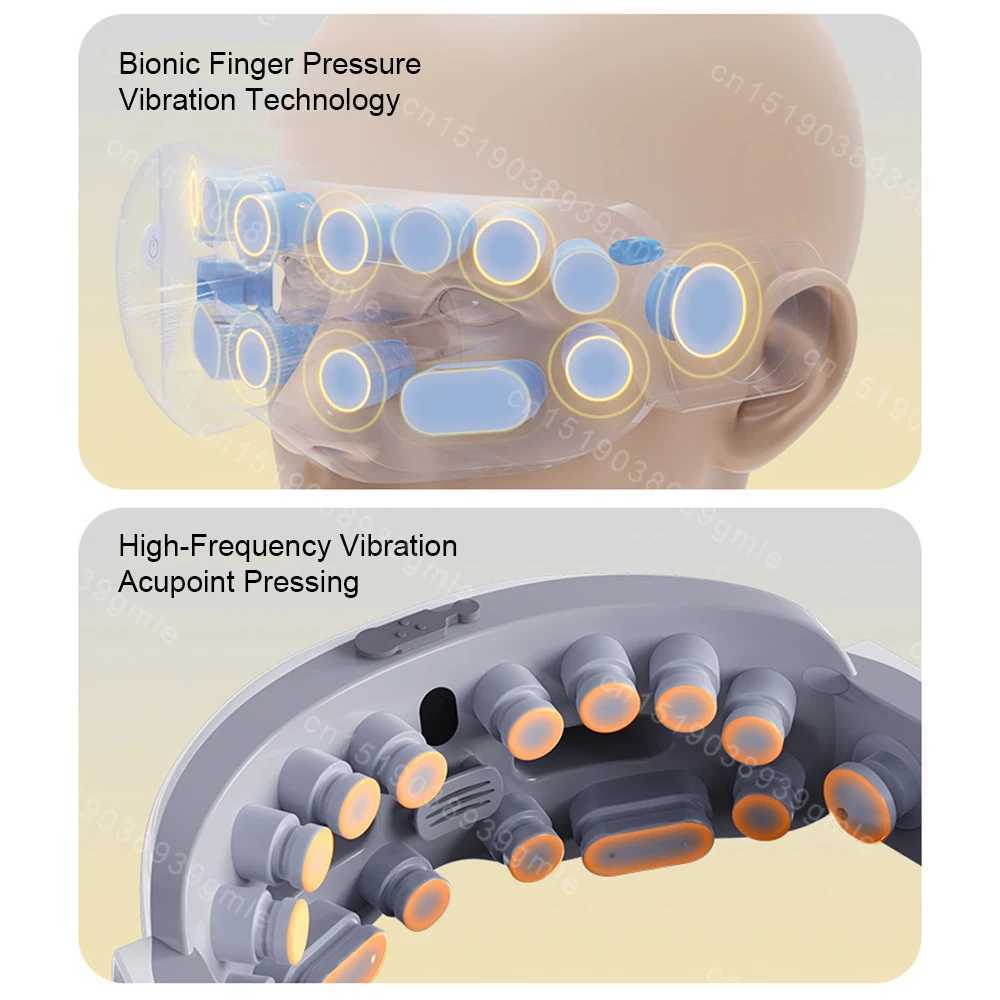 Electric Eye Massage Instrument Vibration Heating Eye Massager Relieve Eye Fatigue Dry Atomization Sleep Eye Care Beauty HealthXJ250224
