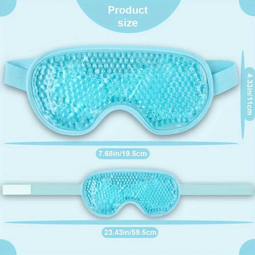 Gel Ice Eye Mask Ice Compress Sleeping Masks Beauty Eyes Health Tools Anti Dark Circle Eyes Bag Relax Sleep Aid Cooling Gel MaskXJ250224