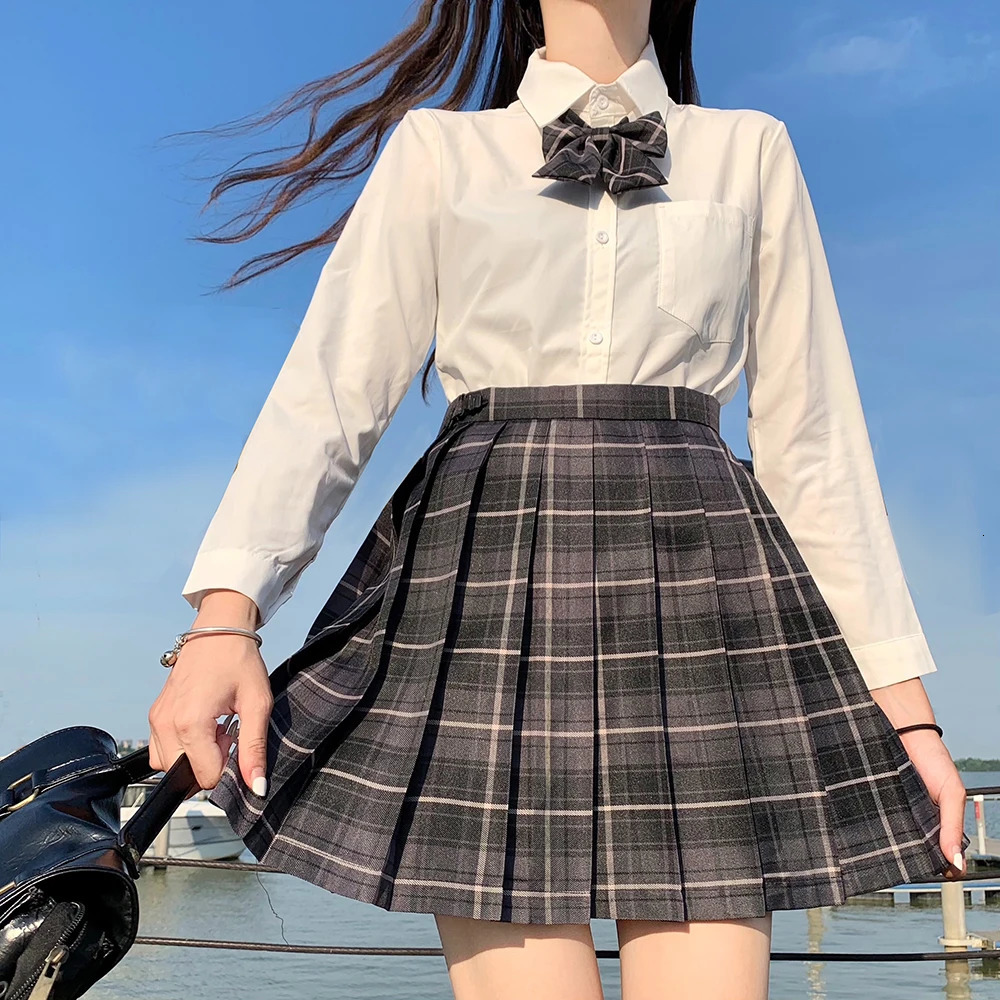 Pleated Skirt Autumn Winter Mini Skirts Womens Summer Plaid Skirt Tennis Skirt White Sexy Black Skirt Goth School Y2k Jupe 250224
