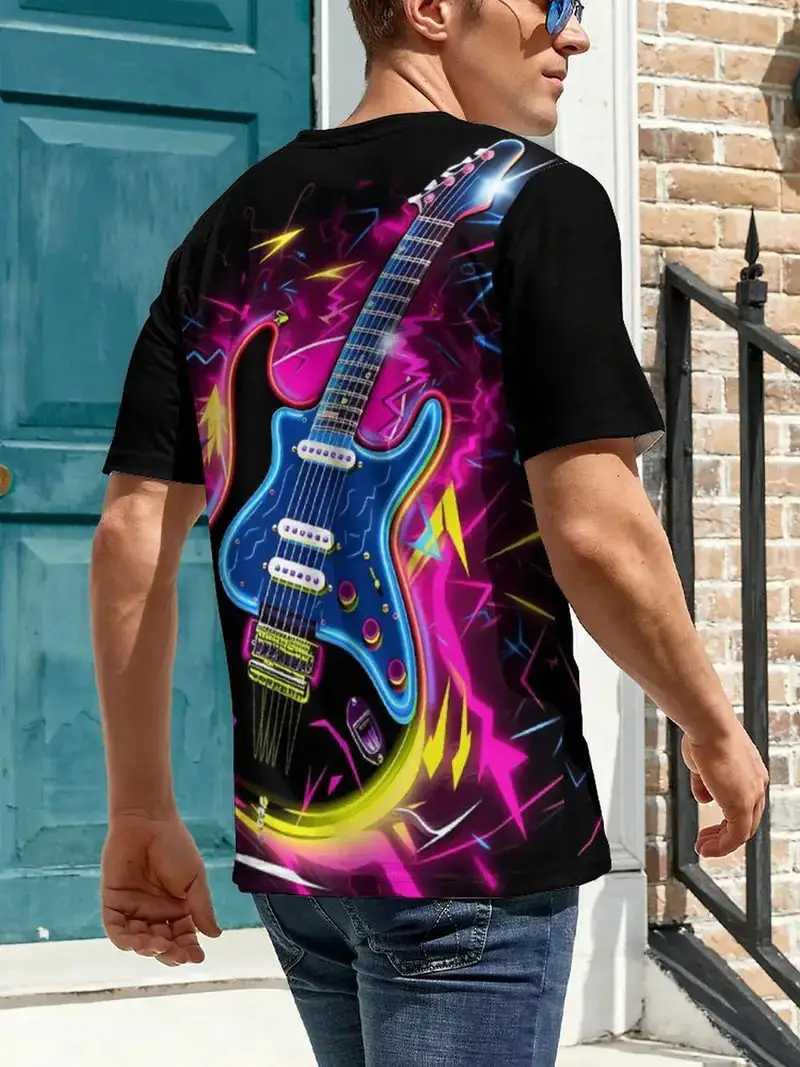 Pop Rock Skull Punks Not Dead pattern T shirts For Men 3D Print Summer Hip Hop Trend Short Sleeve T-shirt Oversized O-neck Tops W250224