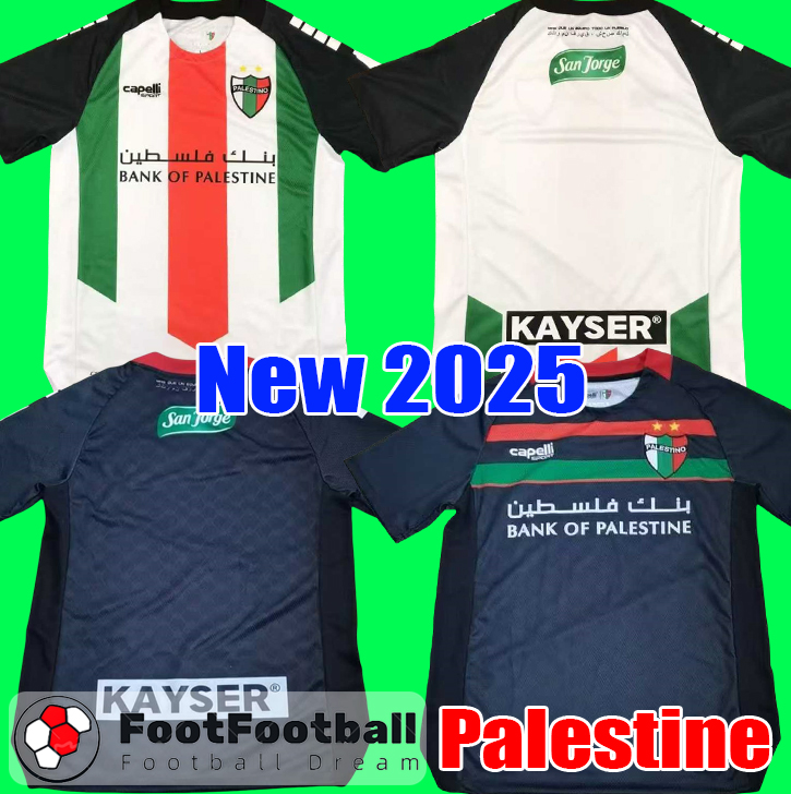 2025 2026 Palestine soccer jerseys home away black white Football Shirts MEN Camiseta de Futbol football kit tops