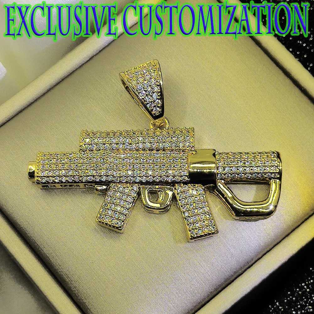 Hip Hop Nuova Cust Collana Di Fascia Alta Di Fascia Alta Con Diamante Intarsio …