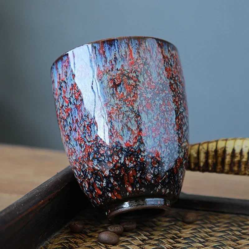 Classics Saudi Ceramic Coffee Cups Japanese Gift DIY New Product Underglaze Color Kung Fu Tea Cup Water Mug 250mlC250224
