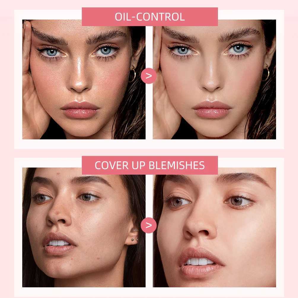 3 Colors Make Up Face Pressed Powder Brighten Oil-control Nude Makeup Setting Powder Foundation Makeup Base Lasting CosmeticsXJ250224