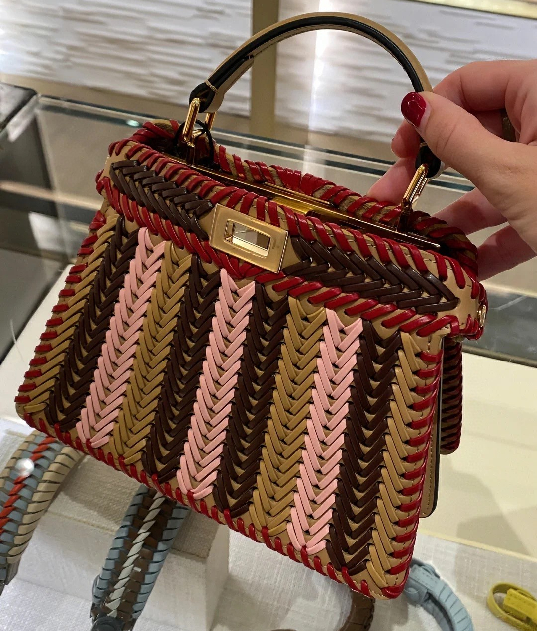 Cow Leather Woven Shoulder Bags Genuine Leather Handmade Fashion Totes Knit Colors Purses And Handbags 2025 New Girl Designer Quality Crossbody Bag Nice Gift 3091