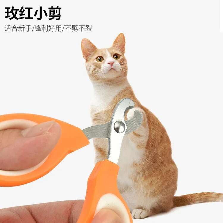 Professional Cat Scissors Nail Clippers Toe Claw Trimmer Pet Grooming Supplies Products for Small Dogs Dog Gadgets