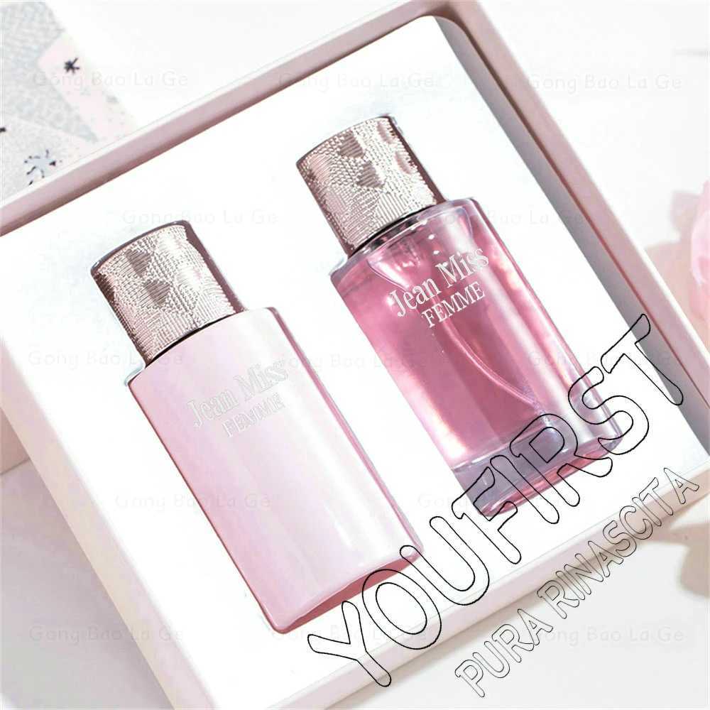 Brand Perfume Men Gift Box 2pcs Set 00ml Lasting Fragrance Perfumes De Mujer Floral Scent Man Cologne Pheromone Perfumes Men W250224