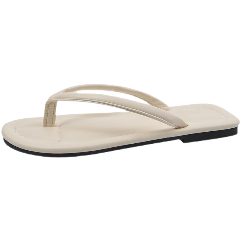 2025 new hot free shipping designer slippers for womens flat slippers black khaki sliver beige Summer new plus size flip flops