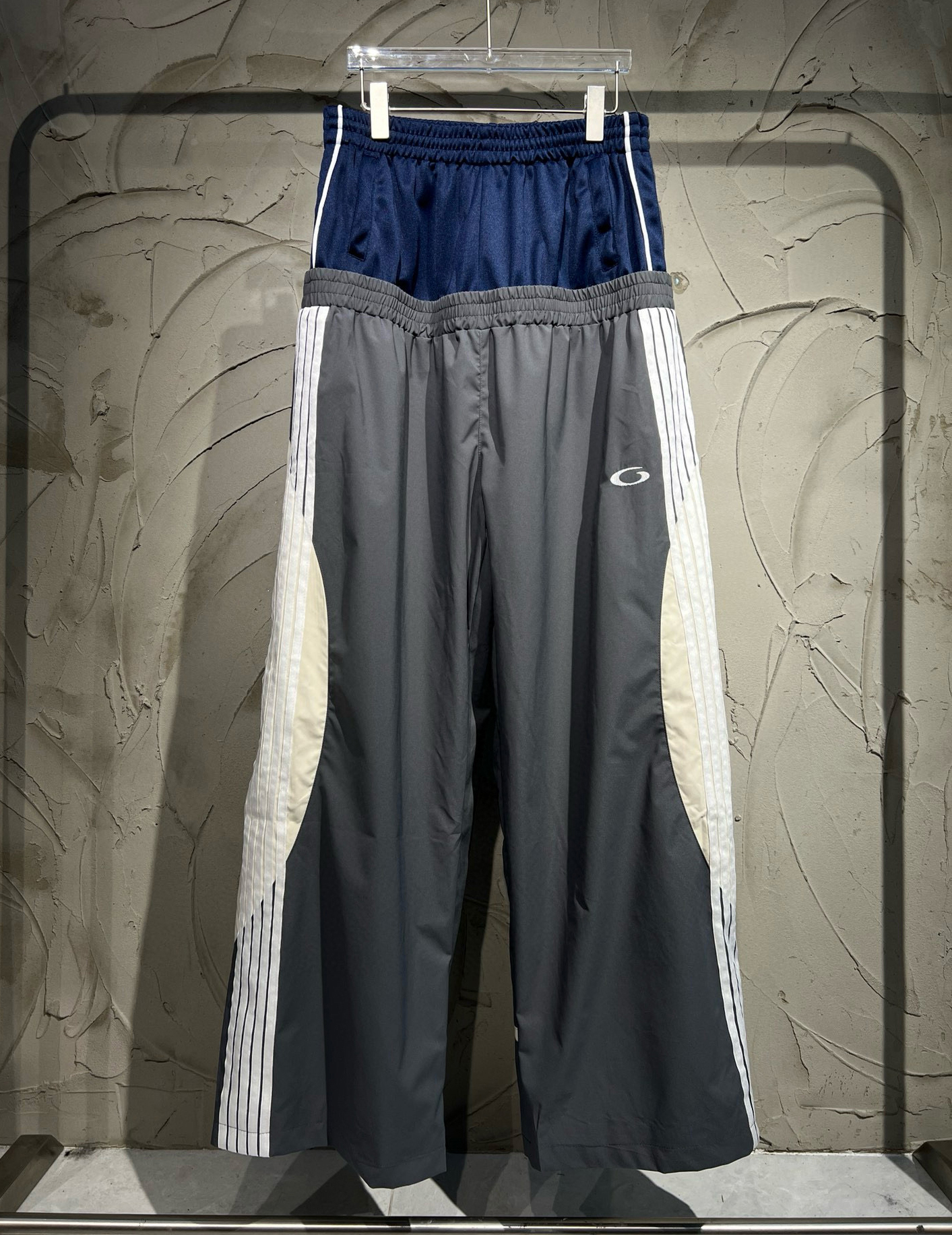 Men's Plus Size Pants Round neck embroidered and printed polar style summer wear with street pure cotton r22 2ll2r