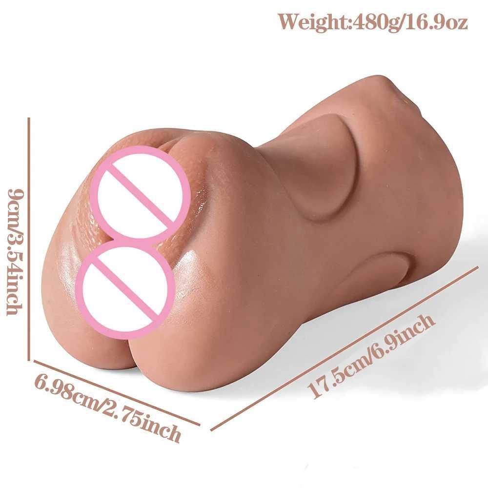 3 In 1 Masturbators Penetration Men Sex Toys Artificial Vagina Anal Mouth Pocket Pussy Adults Blowjob Male Masturbation ToolsW250224