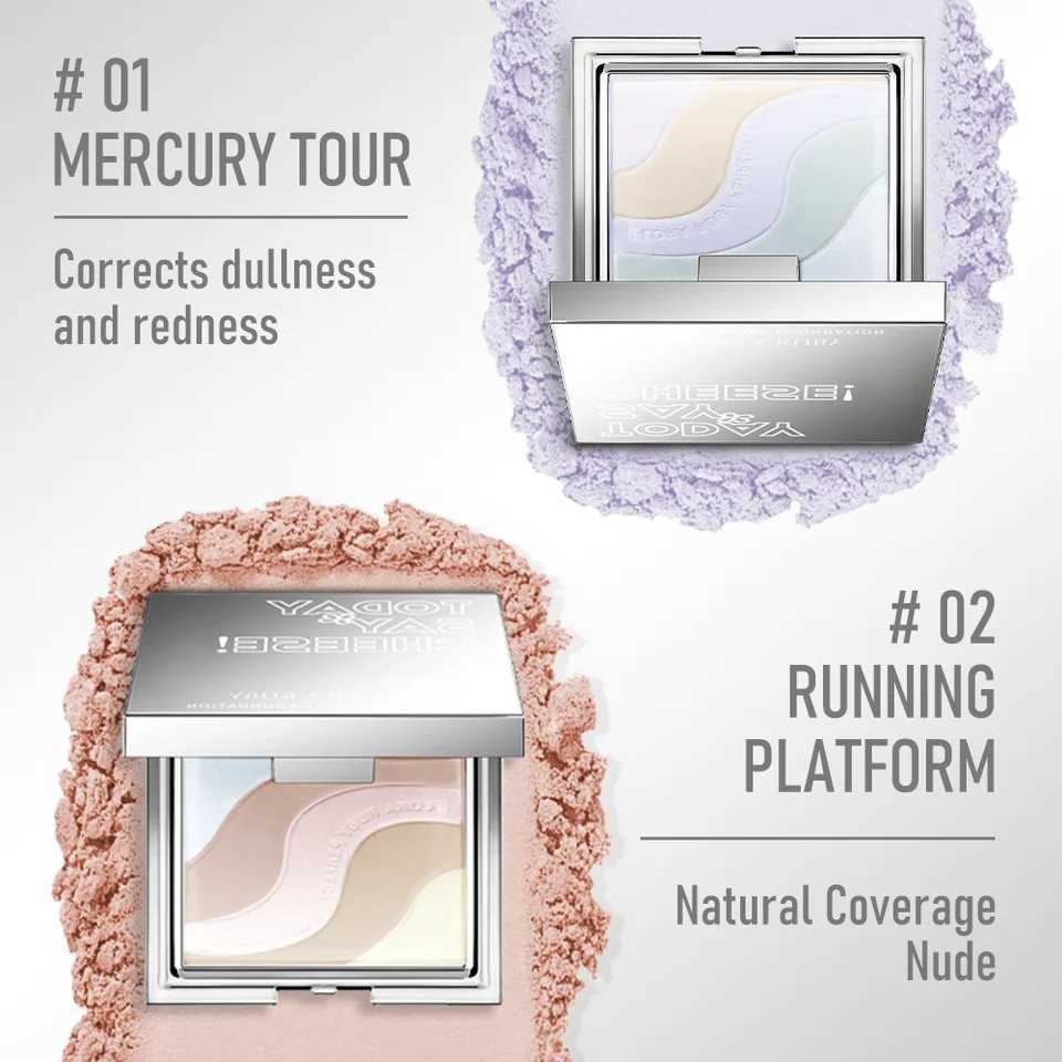 Setting Powder Makeup Finishing Powder Palette Multi-Colored Makeup Concealer Powder Waterproof Oil-Control Face PowderXJ250224