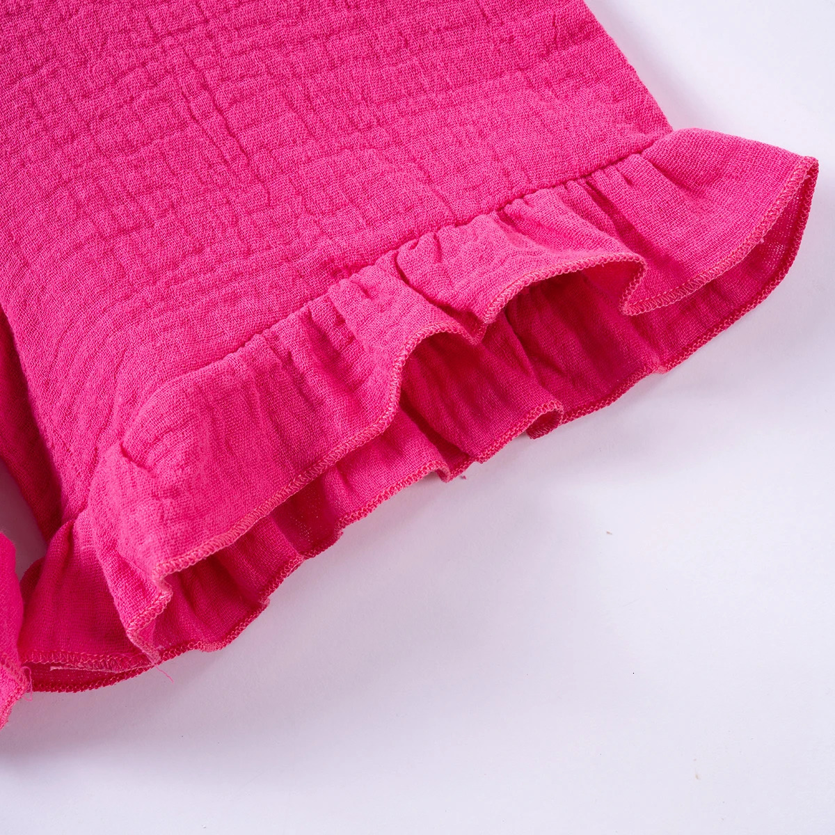 Toddler Girls Muslin Cotton Suits Solid Color Bow VestShorts 2pcs Clothes Sets Sleeveless Cute Casual Baby Girls Outfits 250224