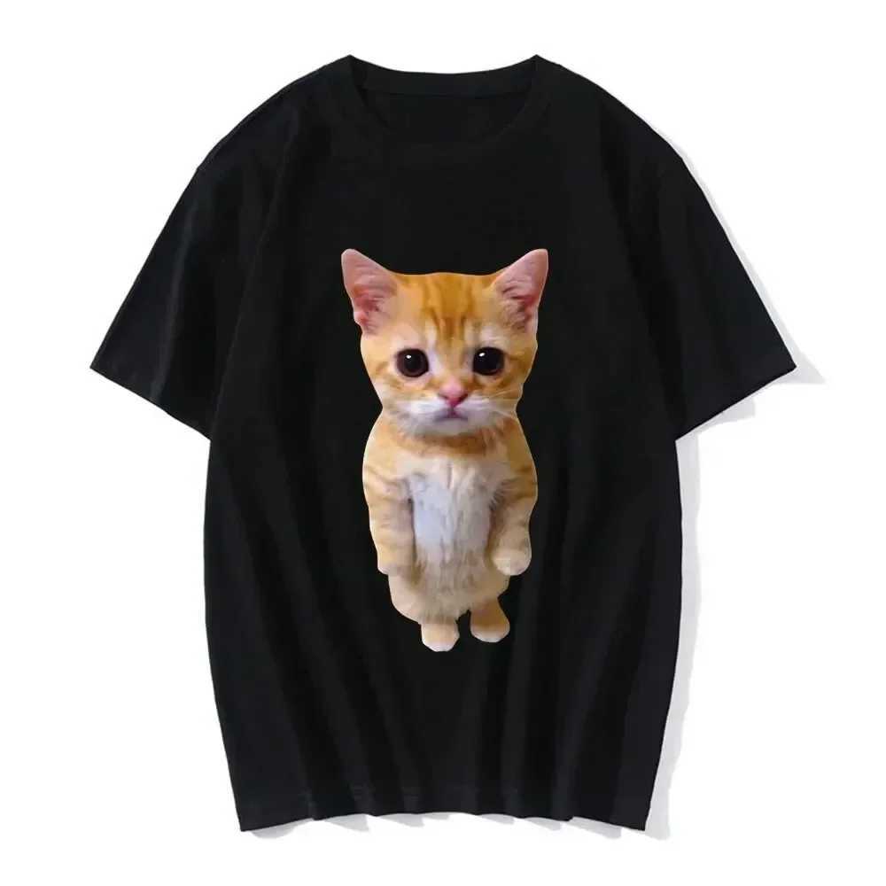 Funny Cat 3D Print Women Casual Oversized T-Shirt Women Men Harajuku T Shirts Girl Boy Casual Fashion Clothes W250224