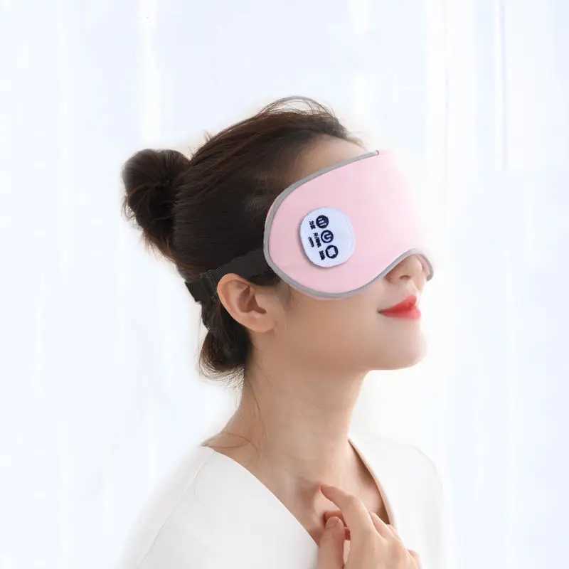 eye massage instrument electric self heating heated eye mask massager with heat compression hot and cold machine vibrationXJ250224