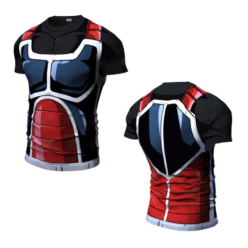 New Cosplay Printed Clothing Fitness Running T shirt Mens O-Neck Cartoon Bodybuilding Sport Shirts Tops Gym Mens T shirt W250224