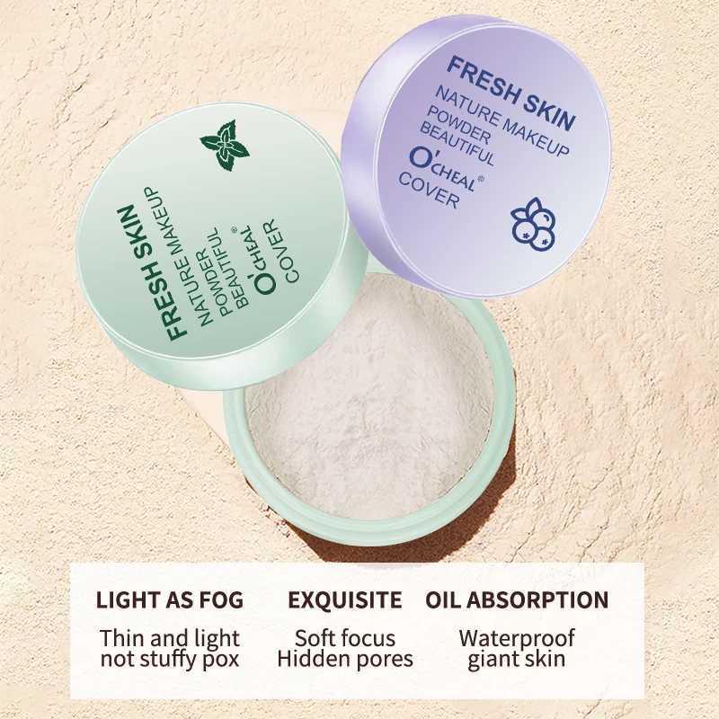 OCHEAL Waterproof Matte Setting Makeup Powder Finish Oil-control Vitamin C Cosmetics Facial Velvet Gloss Loose PowderXJ250224