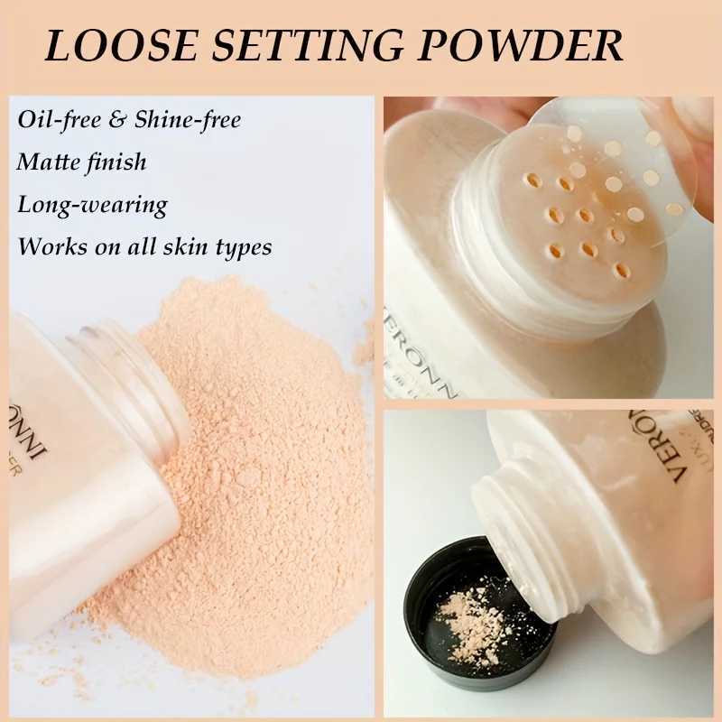 Natural oil controlled makeup powder brightening facial modifier powder waterproof lightweight powder dispersing cosmeticsXJ250224