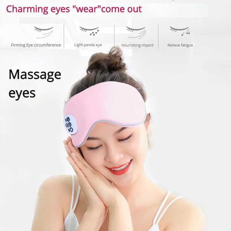 eye massage instrument electric self heating heated eye mask massager with heat compression hot and cold machine vibrationXJ250224