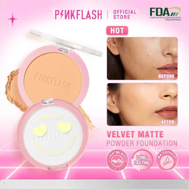 PINKFLASH Matte Pressed Powder Palette Long-lasting Oil Control Moisturizing Full Coverage Face Makeup Setting Powder CosmeticsXJ250224