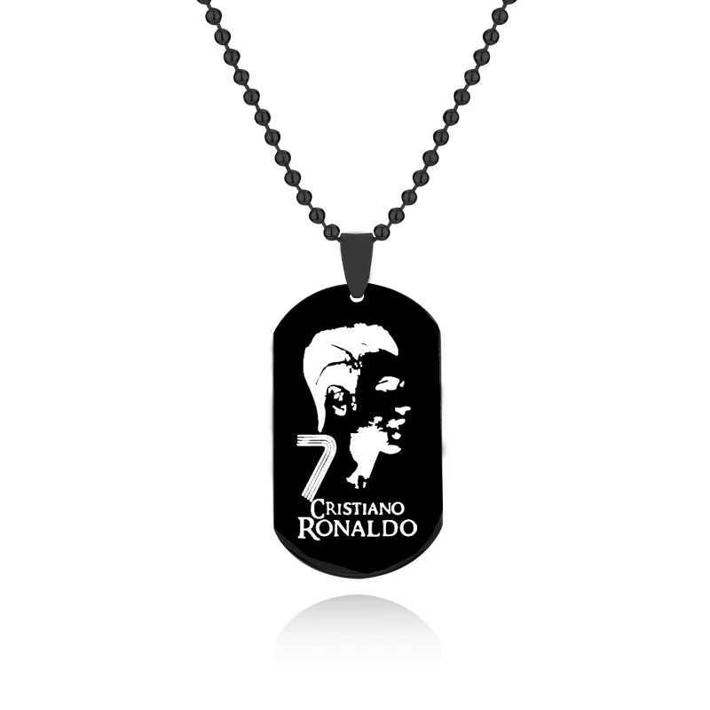 Stainless Steel Tag Necklace C Army Brand Titanium Steel Necklace X250224
