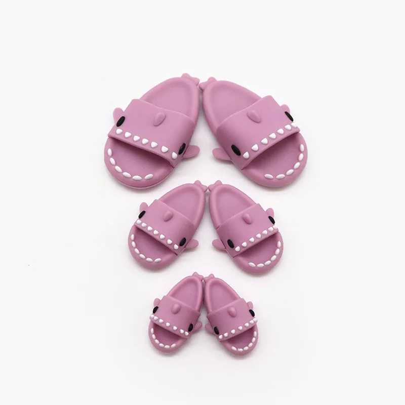 pper Cute Shark Slippers Doll Shoes Plastic Doll Shoes Suit for Ob11 P9 OB22 Blyth BJD12 1/6BJD YOSD Doll Accessories Gift for Girls S25224