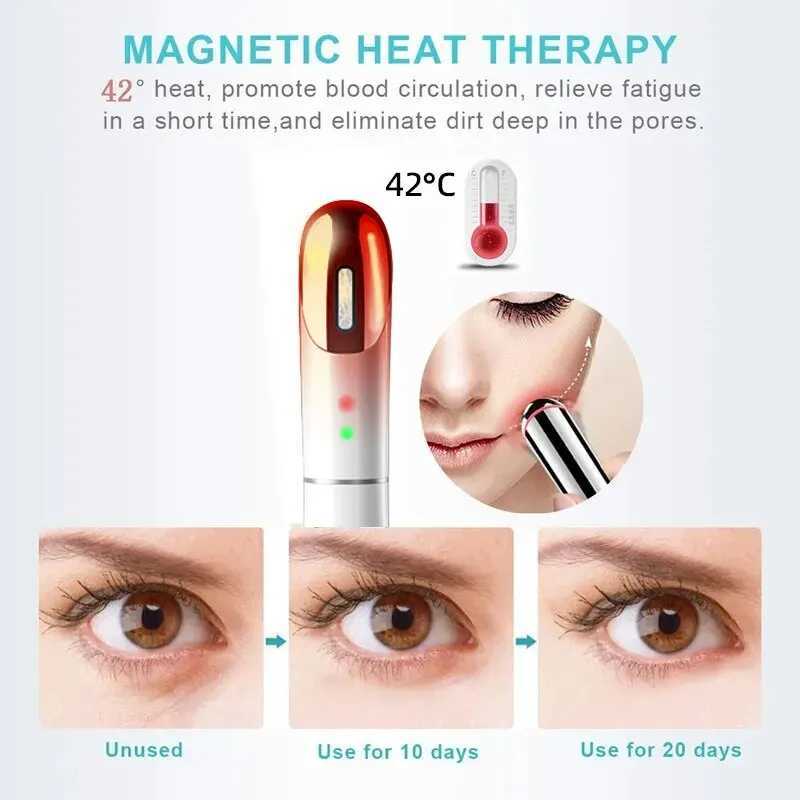Home EMS Eye Beauty Device Microcurrent Anti Wrinkle Remove Bags Dark Circles Light Therapy Eye Lifting Massage InstrumentXJ250224