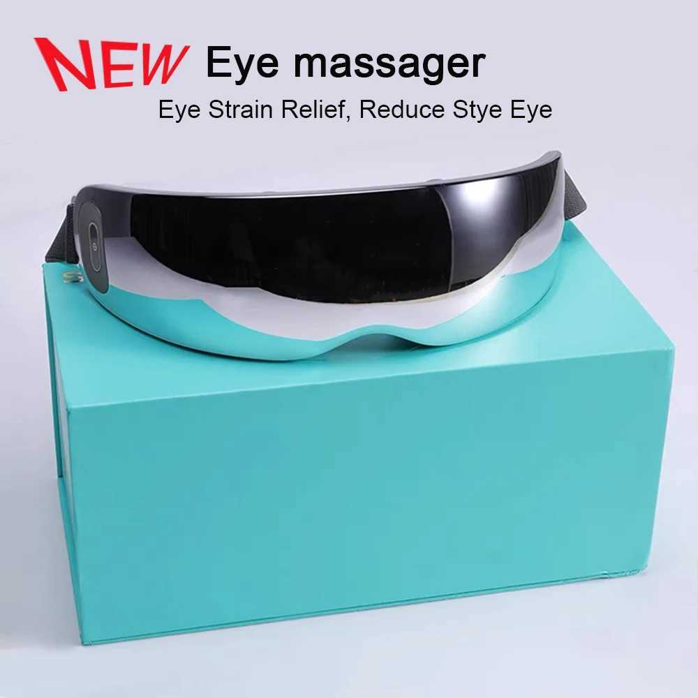 Super Relax Eye Massage Device Heating Vibration Eye Massage Instrument Eye Massage with 12 massage headsXJ250224