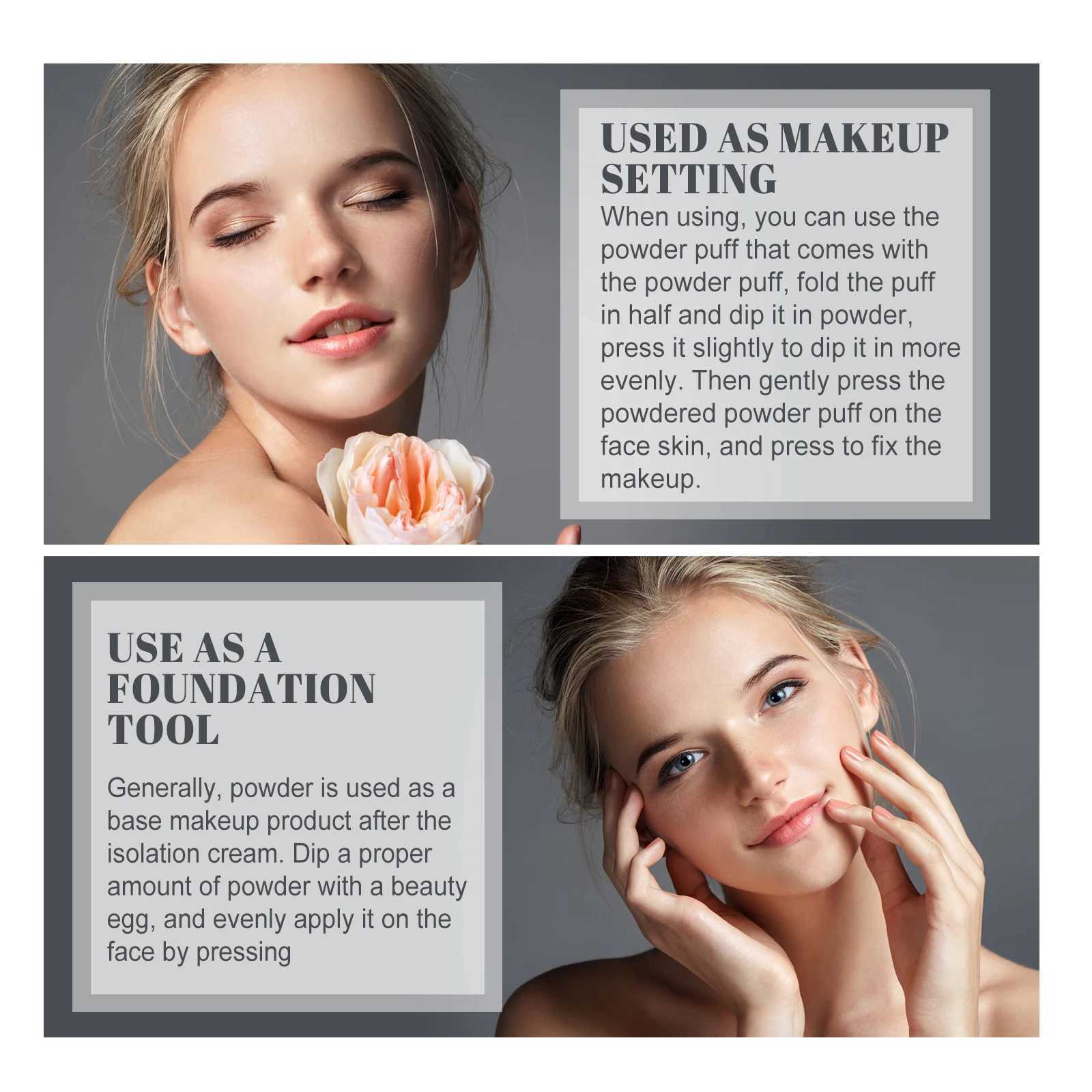 OUHUE Facial Loose Powder Oil Control Invisible Hole Durable Waterproof Natural Powder Basic Makeup Full CoverageXJ250224