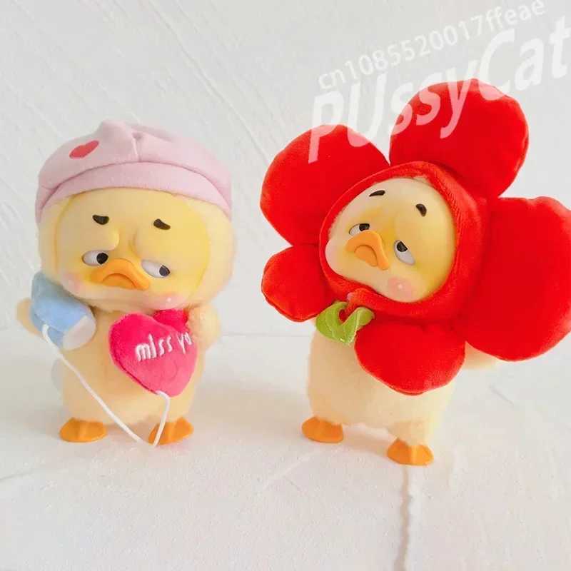 In Stock Upset Duck 2Act Cute Duck Plush Doll Blind Box Toys Fluffy Anime Figure Surprise Mystery Box Collectible Desk GiftsT250224