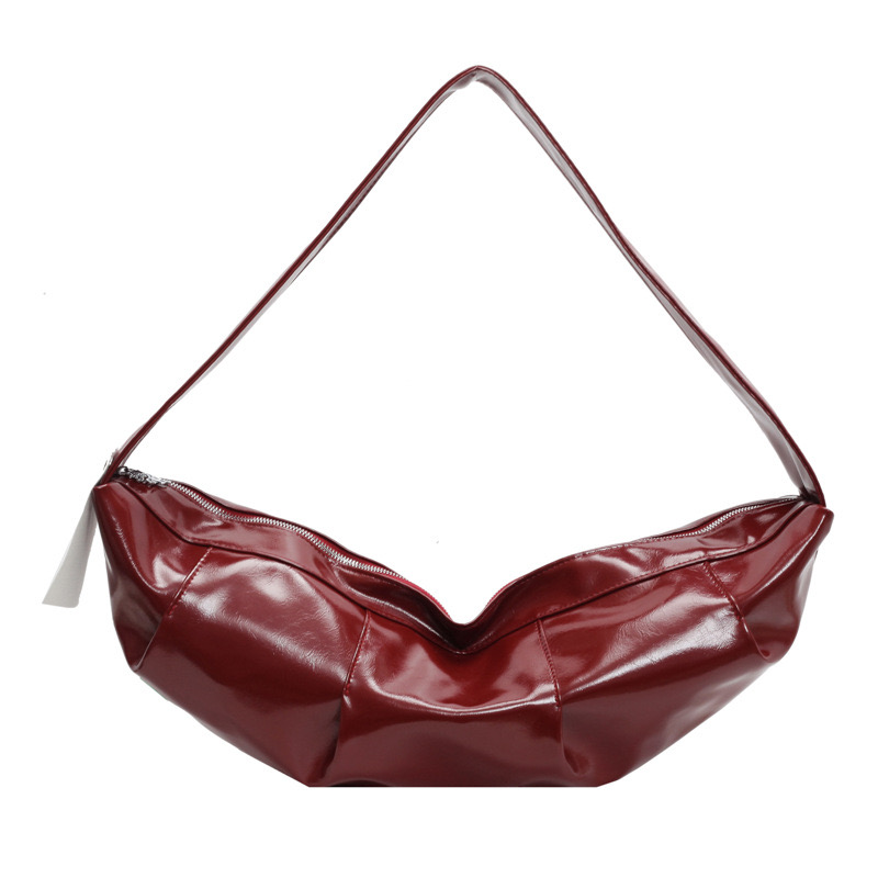 PU Leather Shoulder Bags for Women Y2K Korean Fashion Trend Female Crossbody Hobo Bag Lady Handbags 240801