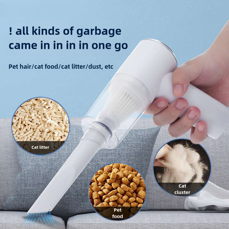 Portable wireless electric hair - sucking high - tech, exclusive mini all - in - one machine for pets, easily handles the hair cleaning of cats and do