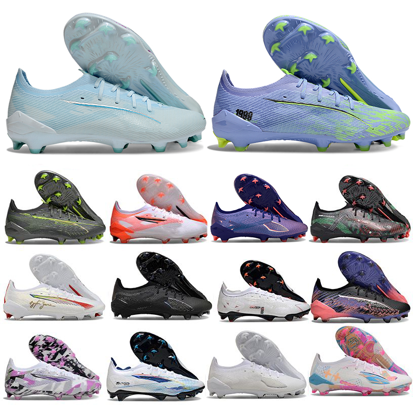 Ultra 5 Ultimate Unlimited Cleats Soccer Boots Ayrton Sennas Fizzy Apple Elite Leather FG Lapis Lazuli Carbon Football Shoes