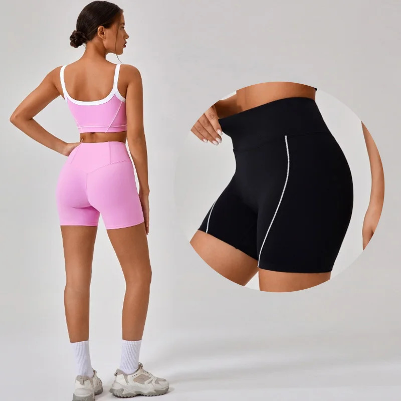Summer 2pcs Patchwork Sport Yoga Suit High Waist Flare Split Leggings Women Outfit Fitness Workout Set Sportwear Women Tracksuit 250221