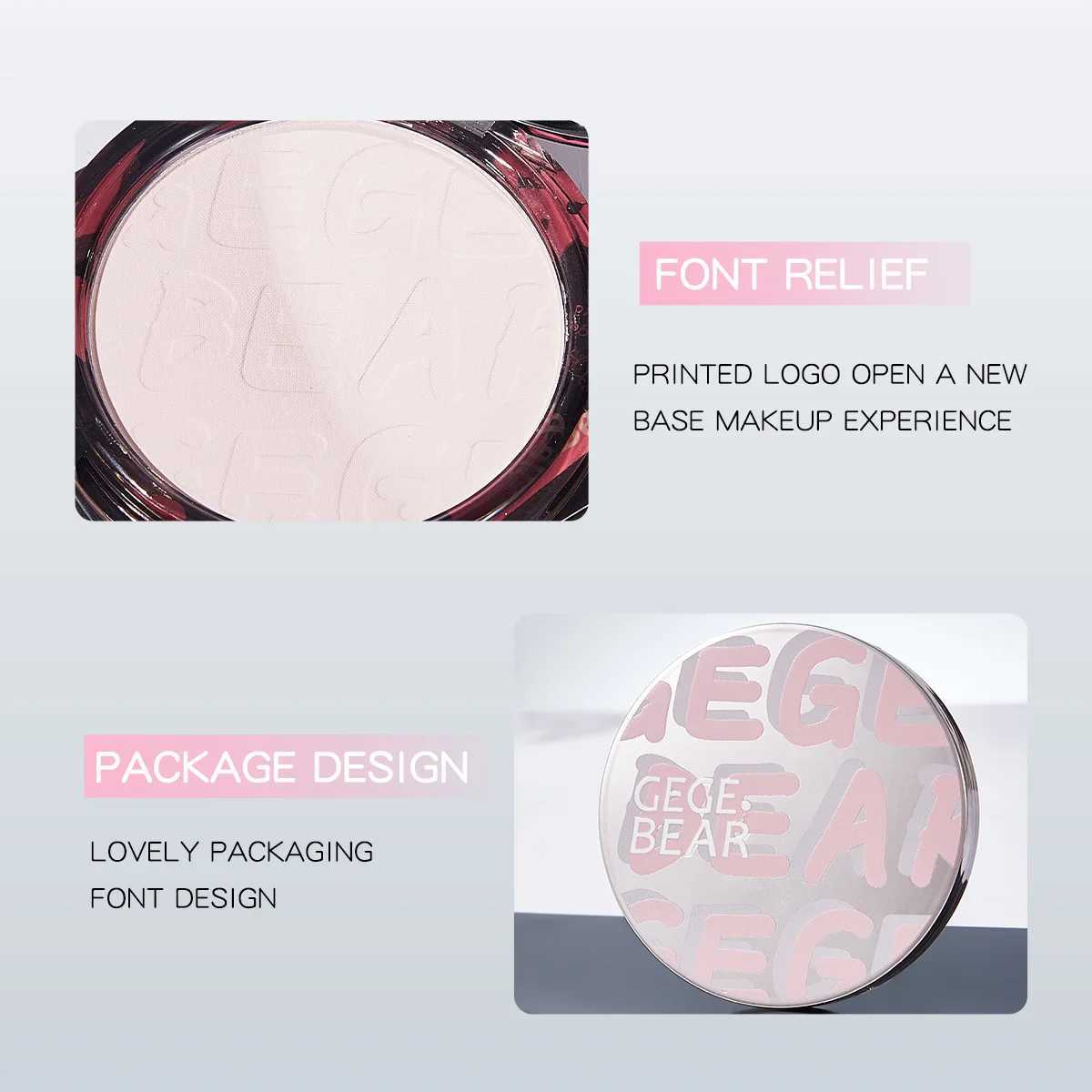 Gege Bear Setting Powder Fine Powder Texture Soft Focus Matte Long-lasting Natural MakeupXJ250224