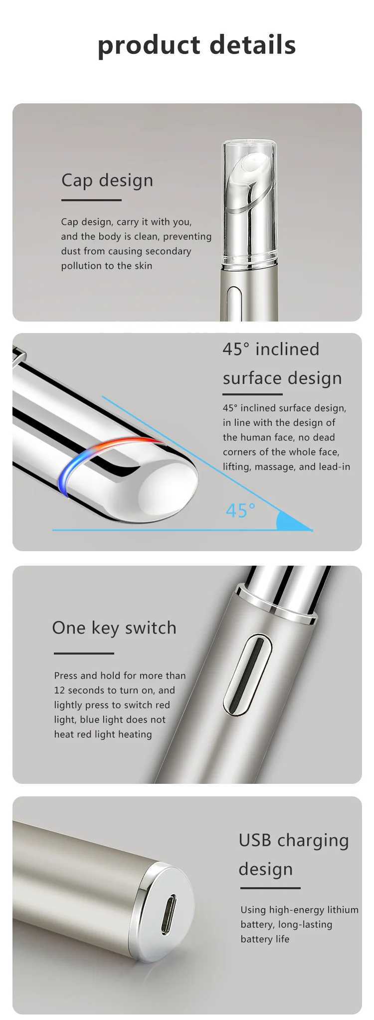 Eye massager electric facial massager anti wrinkle eye care tool vibrator hot eye beauty instrument eye cream applicationXJ250224