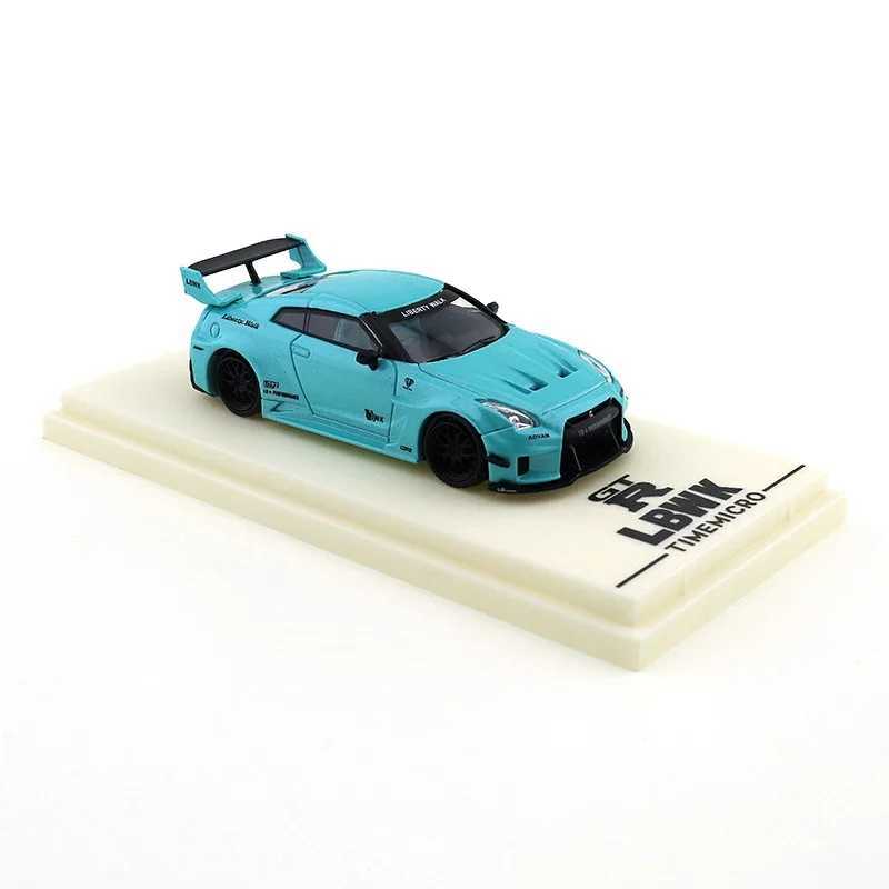 TIME MICRO 1/64 Nissan GTR3.0 Blue Car Alloy Motor Vehicle Diecast Metal Model Kids Xmas Gift Toys for Boys Free shipping
