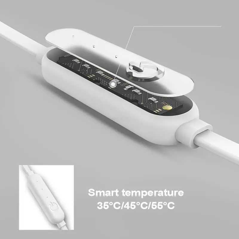 Reusable USB Electric Heated Eyes Mask Hot Compress Warm Therapy Eye Care Massager Relieve Tired Eyes Dry Eyes Sleep BlindfoldXJ250224